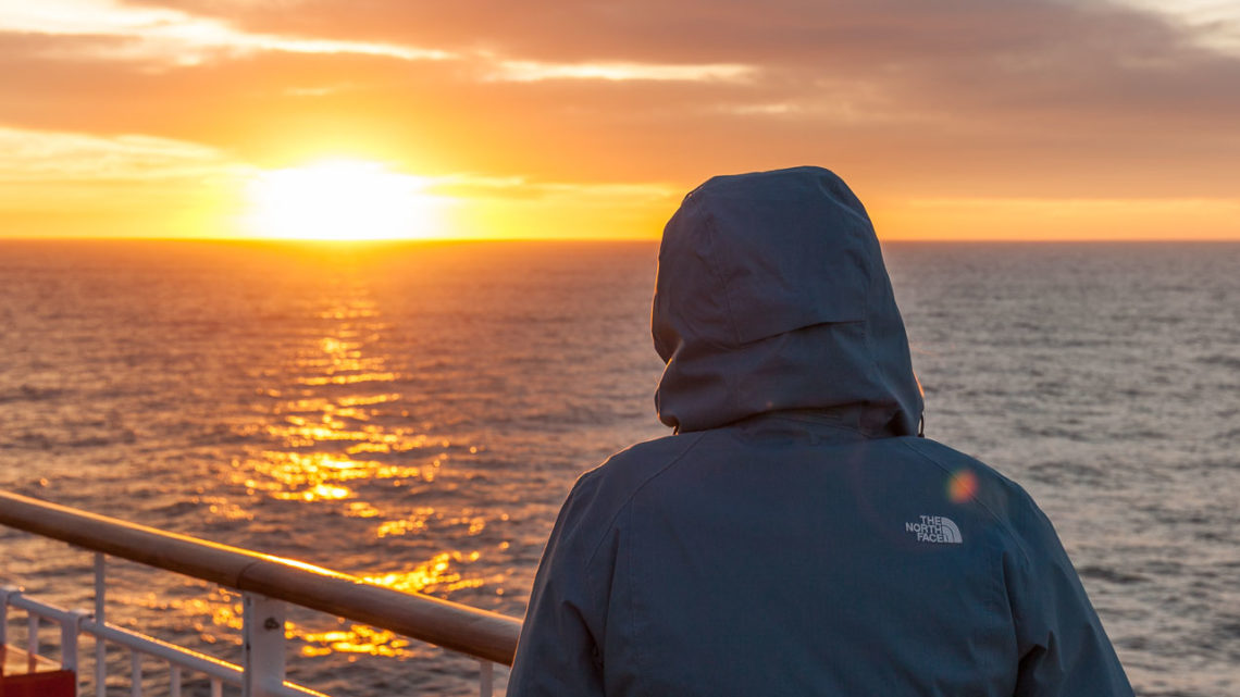 The first day at sea – on our way to Antarctica